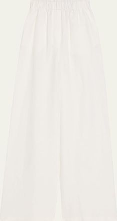 Loro Piana Valerio Linen Straight-Leg Sunny Trousers