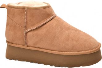 Corkys Footwear Womens Room Service Suede Booties In Camel