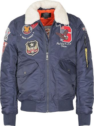 Top Gun bomberjack TG23002 met imitatiebontkraag