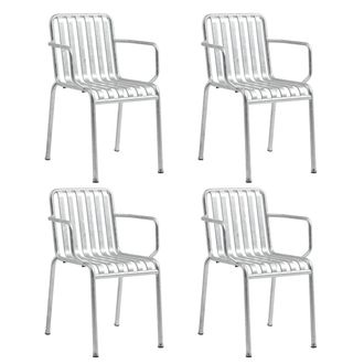 HAY Palissade Armlehnenstuhl, hot galvanised (4er-Set)
