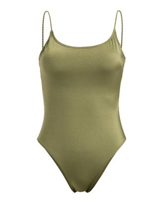Roxy Badeanzug ROXY Brilho, Damen, Gr. XXL, gr&uuml;n (loden gr&uuml;n), 82% Nylon, 18% Elasthan, Badeanz&uuml;ge Badeanzug