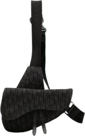 Dior Pre-owned The Saddle - Dames - Vintage Schoudertas - Zwart - ONE Size - Vintage
