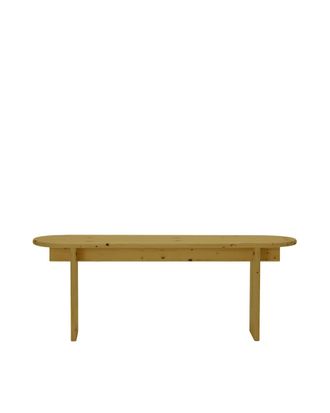 Hannun Banco de madera de abeto en color natural 120cm