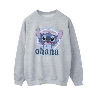 Disney Dames/Dames Lilo And Stitch Ohana Cirkel Sweatshirt (Sportgrijs)