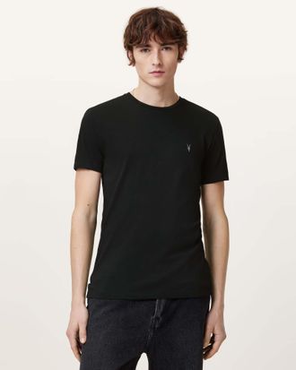 AllSaints Tonic Crew Neck Slim Ramskull T-Shirt