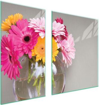 OEM Placa Protectora De Vidrio Para Estufa 90x52 Flores