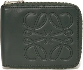 Loewe Green Leather Wallet (Bi-Fold) (Pre-Owned)