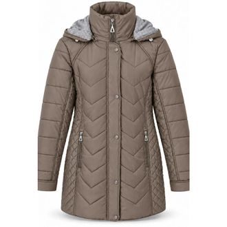 Danwear Karina Jas - Dames - Jassen - Bruin - Maat: 2XL Zijde