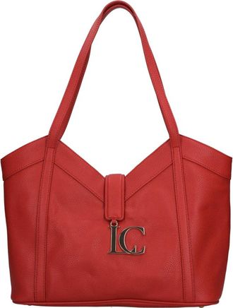 La Carrie Arakan Shopper Ciliegia - Dames - Shoppers - Rood - ONE Size - Leer - Tassen