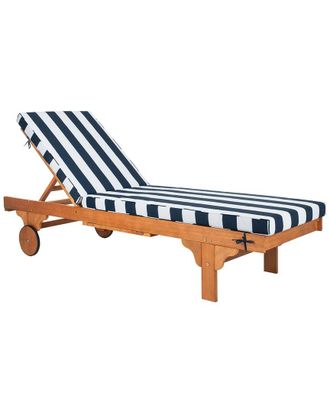 Safavieh Newport Lounge Chaise With Side Table