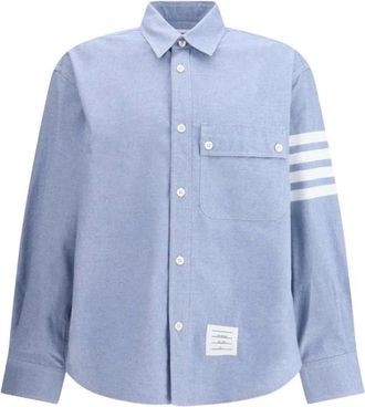 Thom Browne Uomo, Magliette, Blu, M, new