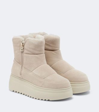 Bogner Stockholm suede snow boots