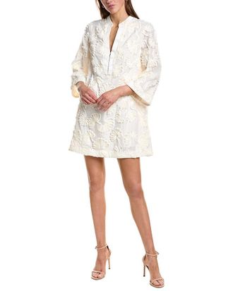 English Factory Shell Collar Mini Dress