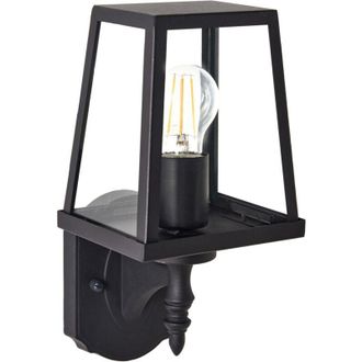 Beliani Outdoor Wall Light HEZIR Black