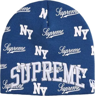 SUPREME x New Era SS26 Monogram Beanie Royal SUP-SS26-1038-RYL