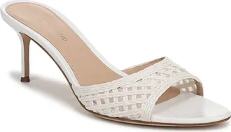 Veronica Beard Tia Woven Sandal in Coconut at Nordstrom, Size 6.5