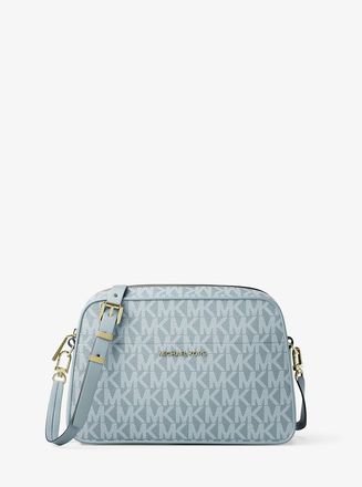 Michael Kors Jet Set Small Signature Logo Camera Crossbody Bag