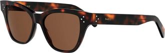 Celine 3 Dots HD Sunglasses - female - CELINE - Sunglasses - Brown - 52 MM - Accessories