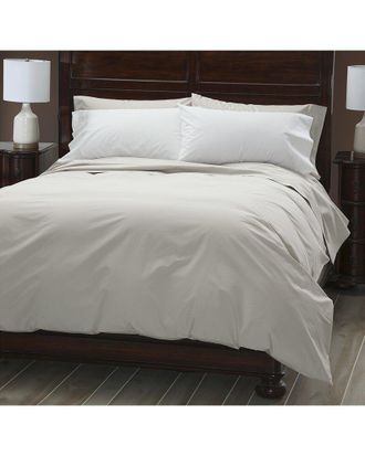 Cuddledown 300 Thread Count Signature Organic Percale Duvet Cover