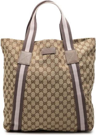 Gucci Pre-owned Gucci GG Canvas Web Tote Ladies PYEYTDC43E77OAFW