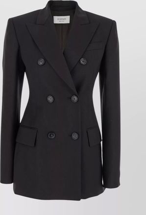 Sportmax double-breasted blazer featuring peak lapels