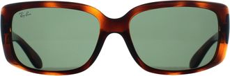 Ray-Ban Rectangle Womens Polished Havana Green RB4389 - Brown - One Size