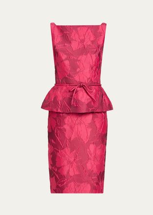 Teri Jon Peplum Cocktail Dress