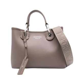 Emporio Armani Handbags, female, Beige, ONE SIZE, Small MyEA Shopper Bag