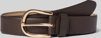 Weinmann Weinmann Gürtel aus Rindsleder mit Dornschließe Modell Adra in Dunkelbraun, Größe 100