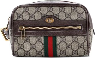 Gucci Ophidia GG Coated Canvas Small belt bag - Bruin
