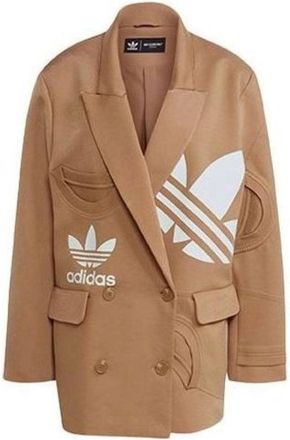 adidas (WMNS) adidas Originals x Dry Clean Only Blazer Jacket Asia Sizing Brown H59041