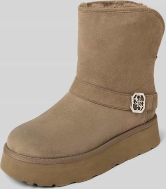 Guess Boots mit Label-Details Modell DOLSAY in Oliv, Größe 36