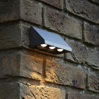 OEM Juego De 3 Luces Solares Para Pared Y Valla Con Tres Luces Led Impermeables Para Jard&iacute;n