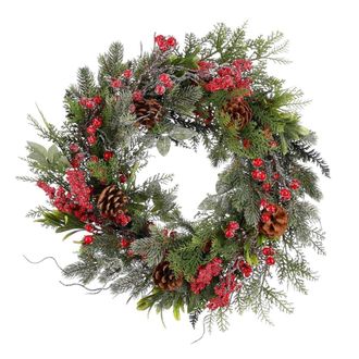 MiCa Decorations Guirnalda randell rojo h12xb50xl50cm
