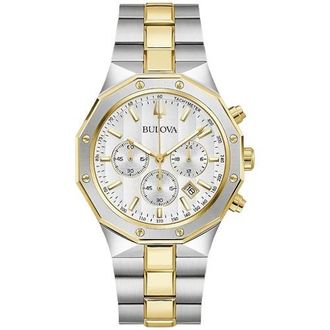 Bulova Prestige Chronograph Quartz Mens Watch 98B450