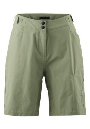 Gonso Fahrradhose GONSO Adventure Shorts W, Damen, Gr. 34, Normalgr&ouml;ssen, gr&uuml;n (tannengr&uuml;n), 90% Polyamid, 10% Elasthan, Hosen Fahrradhose, Damen Radhose mi