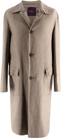 Asprey Beige Cashmere Long Coat Size S