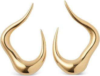 Fernando Jorge 18K Yellow Gold Small Bold Stream Earrings - Womens - 18kt Yellow Gold