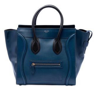 Celine Pre-owned Celine Mini Bicolor Leather Luggage Tote Ladies OU7YOUTVBLWOAUAF