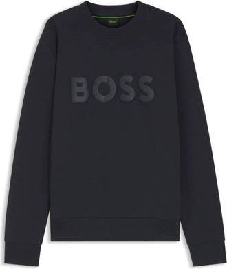 HUGO BOSS Tonal-Logo Sweatshirt In Stretch Cotton, Size XX-Large