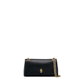 Marc Jacobs Shoulder Bags, female, Black, Size: ONE SIZE Leather Chain Shoulder Bag