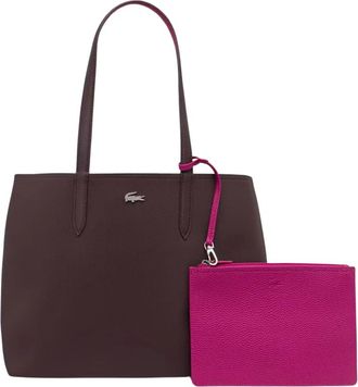 Lacoste Anna Reversible Tote - Dames - Shoppers - Bruin - ONE Size - Tassen