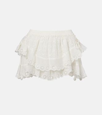 Isabel Marant Neis cotton and silk shorts