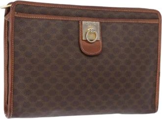 Celine Pre-owned Clutches, female, Brown, Size: ONE SIZE Pre-owned Vintage Clutch