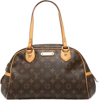 Louis Vuitton Pre-owned Handbags, female, Brown, Size: ONE SIZE Pre-owned Montorgueil PM