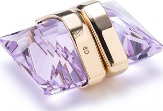 Swarovski Womens 5613561 Ladies Lucent Single Earring - Gold - One Size