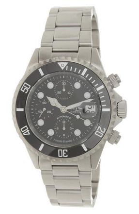Gevril Group Wall Street Swiss Automatic Bracelet Watch, 43mm in Silver at Nordstrom Rack