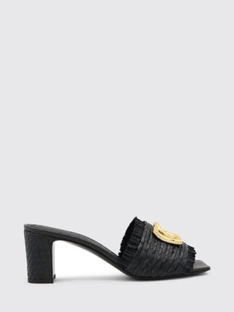 Dolce & Gabbana Mules Dolce & Gabbana in rafia con monogram DG