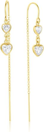 Set & Stones Amy Heart Threaders in Gold at Nordstrom