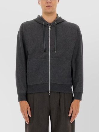 Our Legacy hooded sweater with drawstring and ribbed cuffs